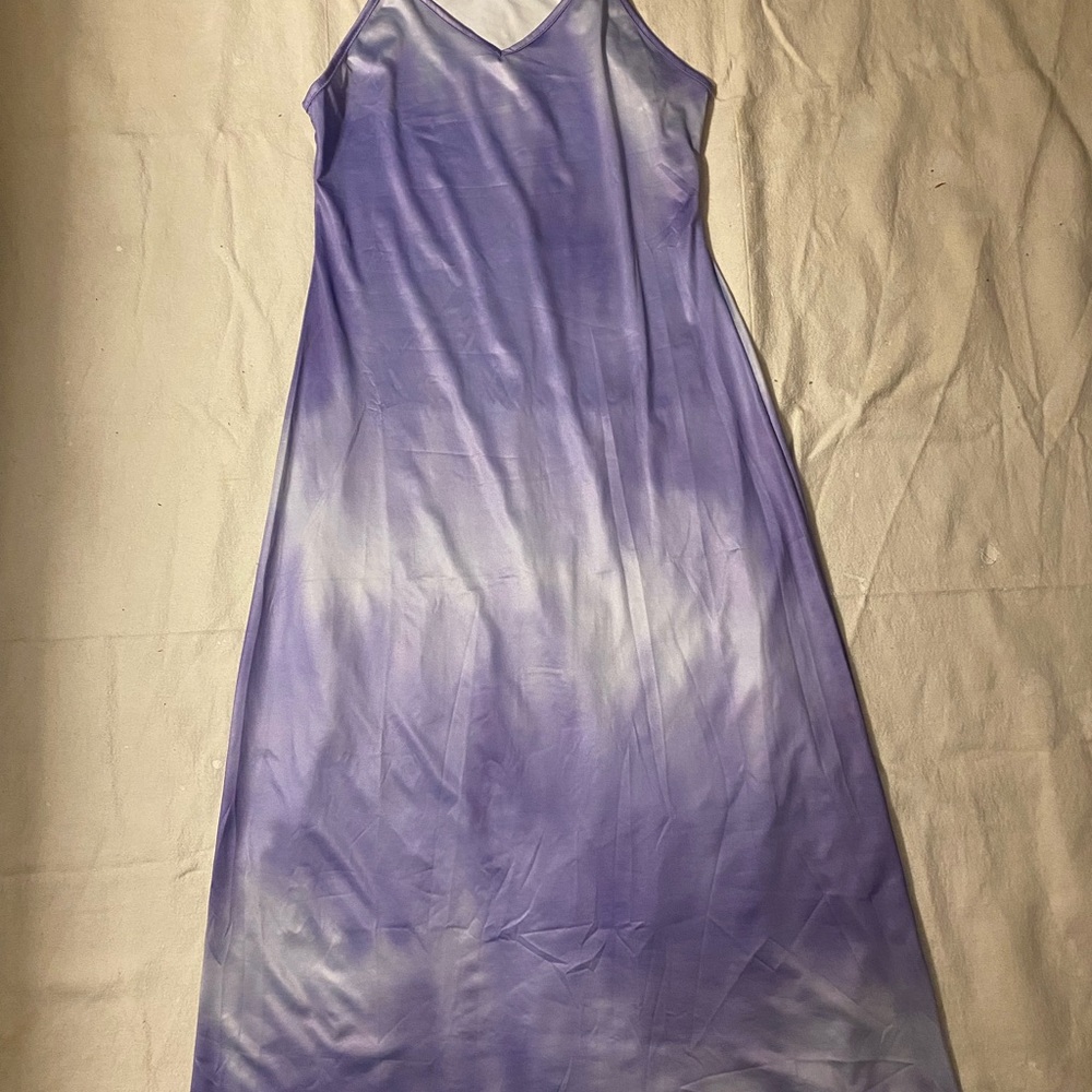 Purple maxi dress